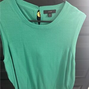 J. Crew Women's Vibrant Green Tank Top